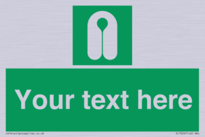 Custom sign safe condition Lifejacket